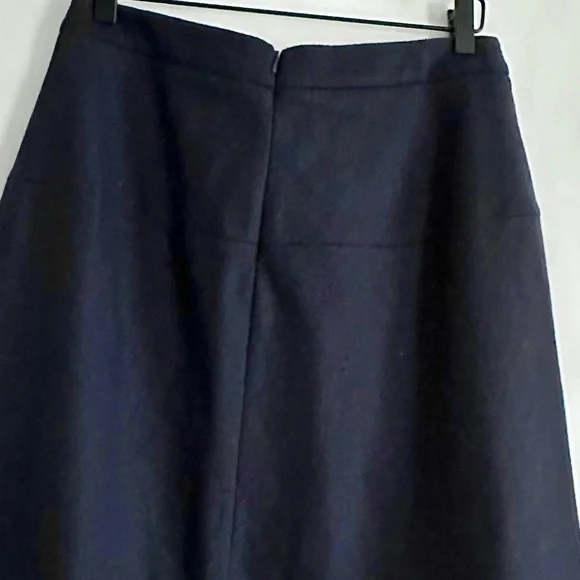 Atea Oceanie Navy Blue Flared A-Line Mini Skirt Women Size 40 / US 8 Minimalist - Picture 7 of 15